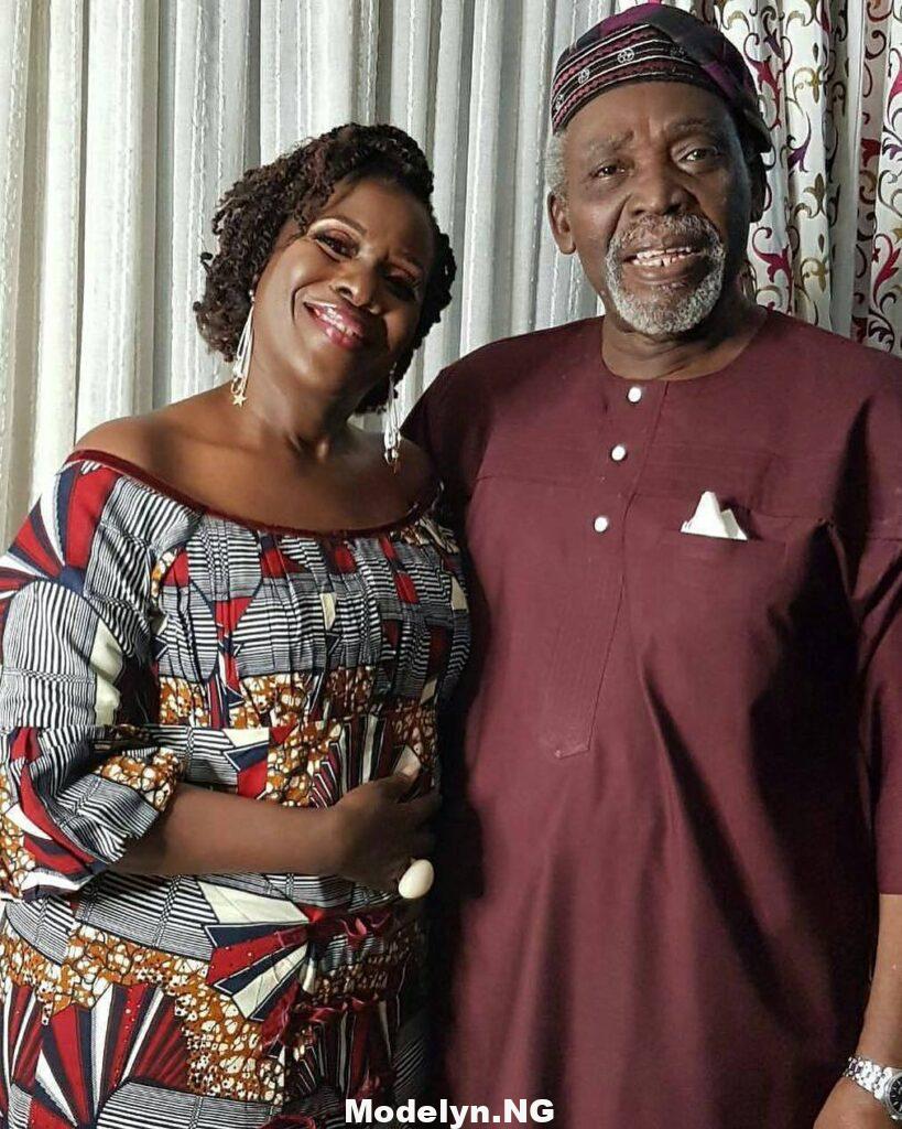 Olu Jacobs and Wife Joke Silva